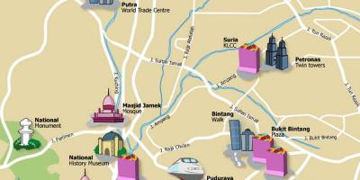 Turizmo žemėlapis kl malaizija