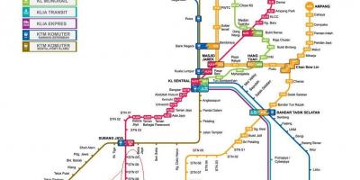 Subang jaya lrt maršruto žemėlapį