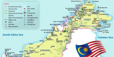 Oro uostų malaizija žemėlapyje