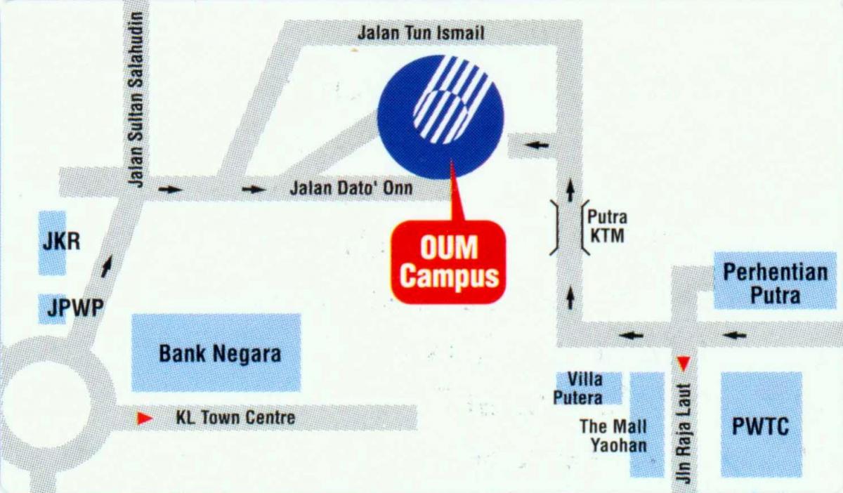 Žemėlapis bank negara malaizija vieta