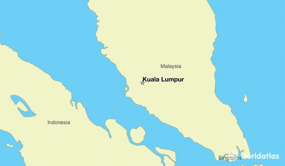 Žemėlapis kapitalo malaizija