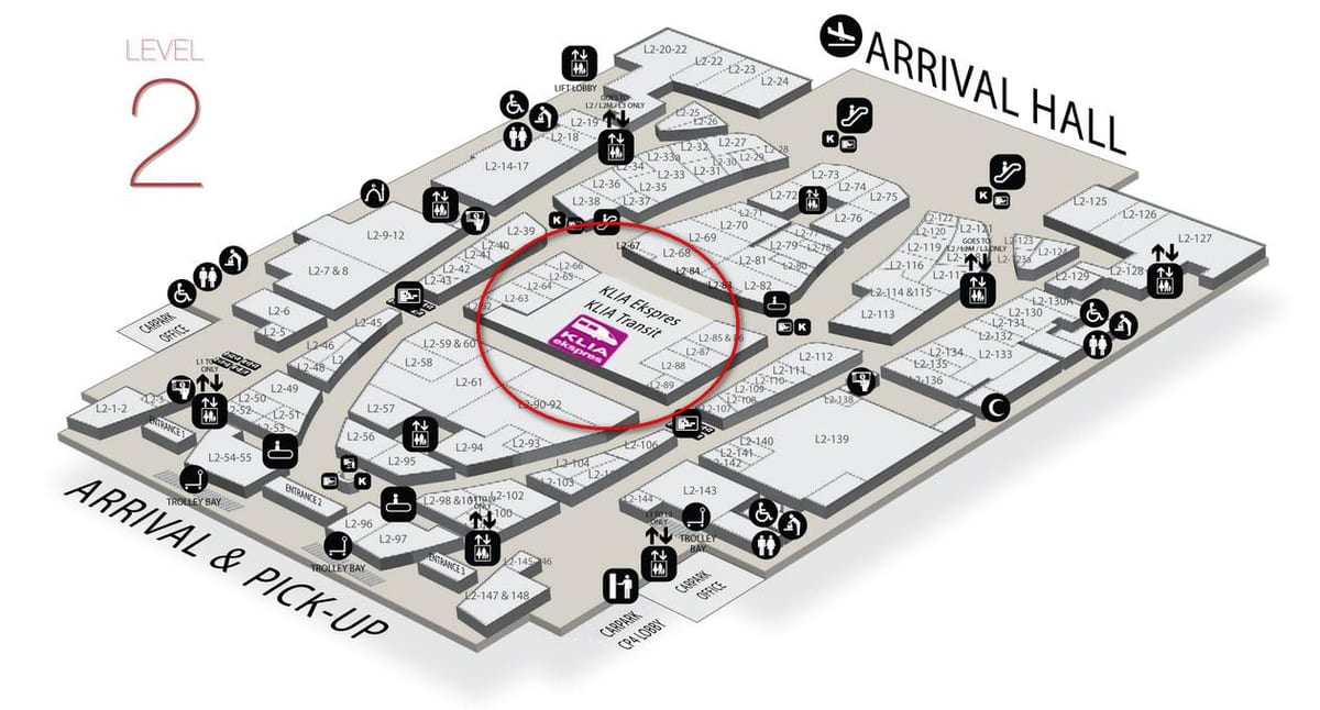 klia2 atvykimo žemėlapis