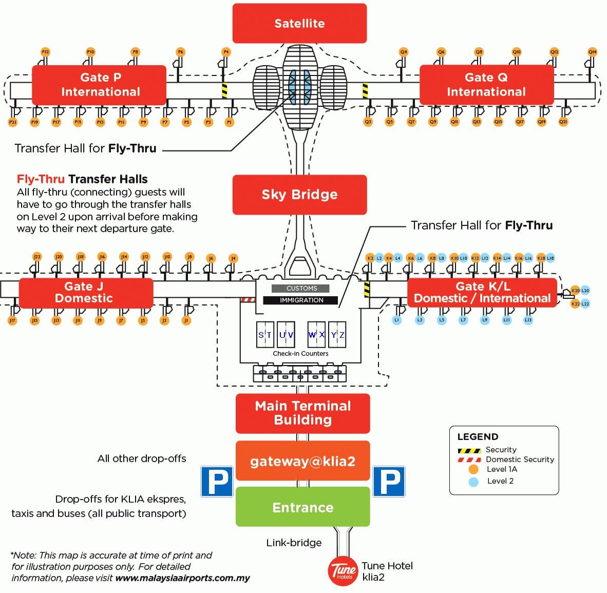 klia2 vartų žemėlapyje