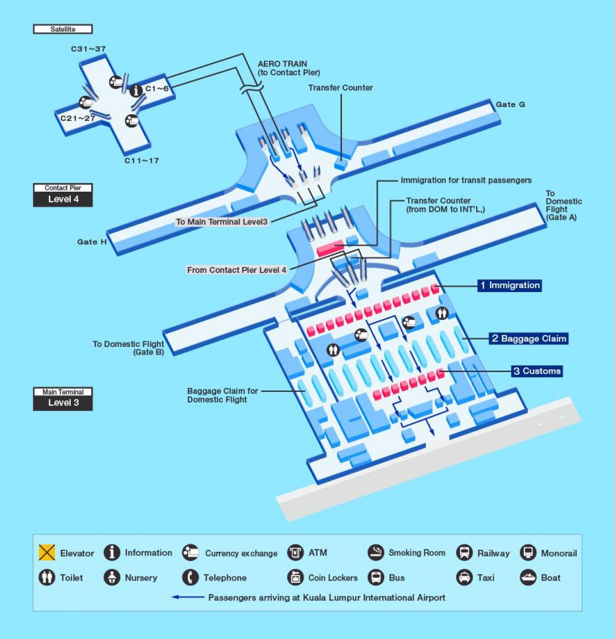 terminalo klia žemėlapyje