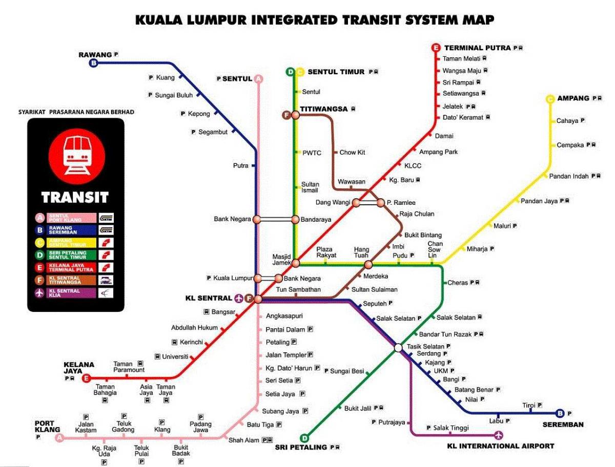metro žemėlapis kvala lumpūras