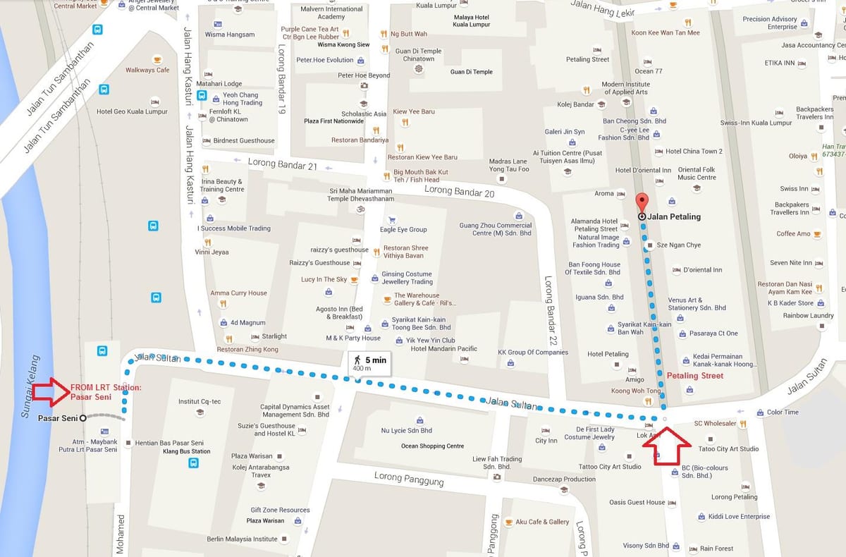 lrt pasar seni map