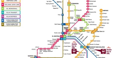 Kvala lumpūras geležinkelio stotis map