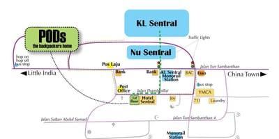 Kvala lumpūras autobusų stotis žemėlapyje