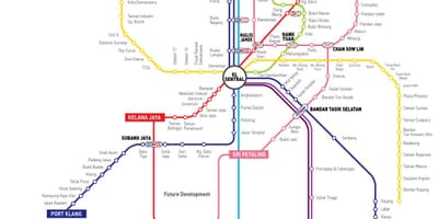 Kl sentral pastato žemėlapyje