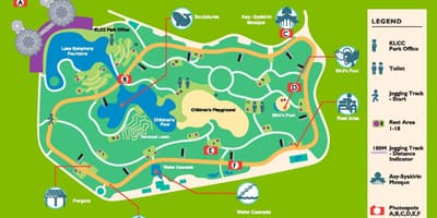 Žemėlapis klcc parkas