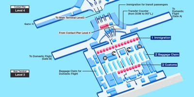 Terminalo Klia žemėlapyje