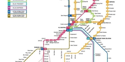 Subang jaya lrt maršruto žemėlapį
