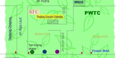 Pwtc kvala lumpūras žemėlapyje