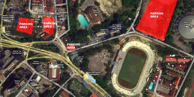 Žemėlapis negara " stadionas
